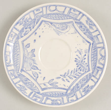 Oiseau Bleu Saucer for Breakfast Cup