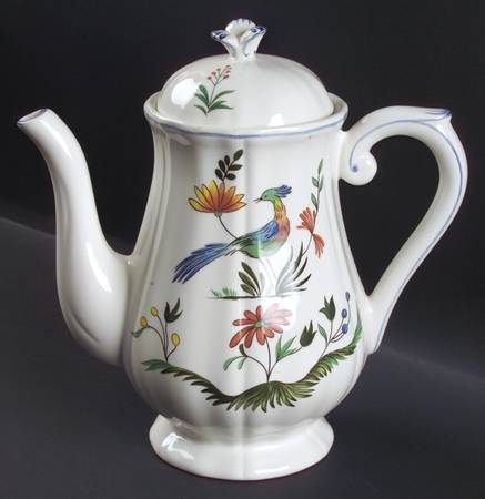 Oiseaux de Paradis Coffee Pot & Lid