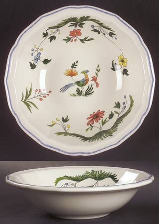 Oiseaux de Paradis Rim Cereal Bowl