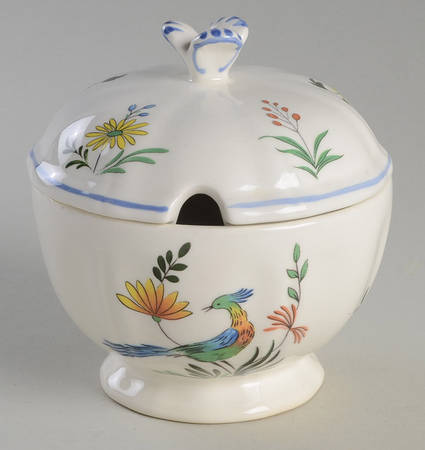 Oiseaux de Paradis Sugar Bowl & Lid
