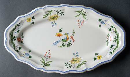 Oiseaux de Paradis 14" Oval Serving Platter