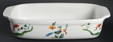 Oiseaux de Paradis 10" Rectangular Baker