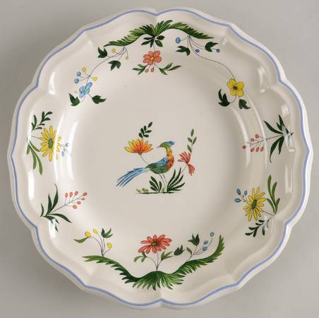 Oiseaux de Paradis Deep Round Platter