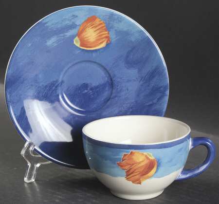 Outremer Flat Cup & Saucer Set