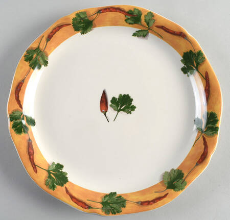 Poivre Et Sel Yellow 12" Chop Plate (Round Platter)