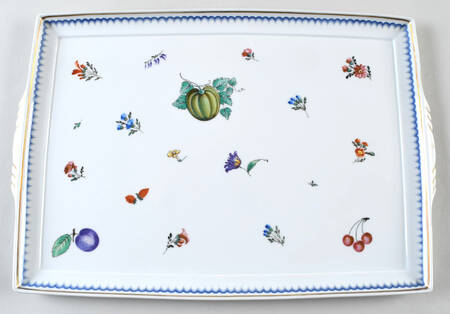 Italian Fruits (Antico Doccia) 16'' Rectangular Tray
