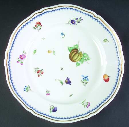 Italian Fruits (Antico Doccia) 12" Chop Plate (Round Platter)