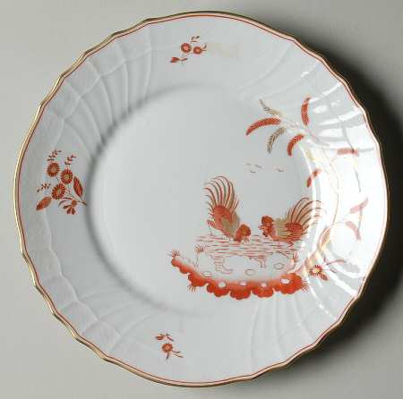 Siena Rust (Scalloped, Vecchio Ginori) Salad Plate by Ginori 1735