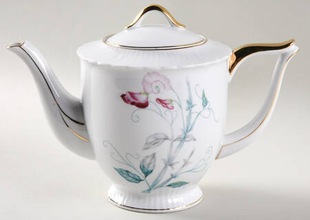 Sweet Pea Teapot & Lid