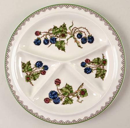 Brombeere Fondue Plate