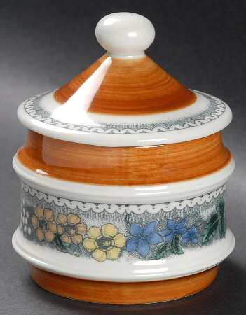 Burgund Sugar Bowl & Lid