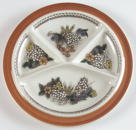 Burgund Fondue Plate
