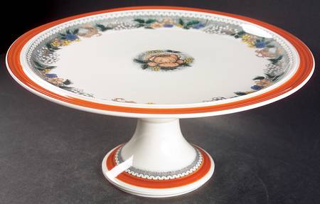 Burgund 12" Diameter Pedestal Cake Stand