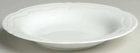 Plaza White Rim Soup Bowl