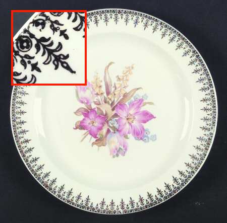 Lilly Bell Luncheon Plate