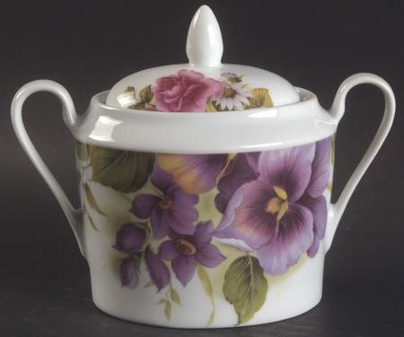 Victoria Sugar Bowl & Lid