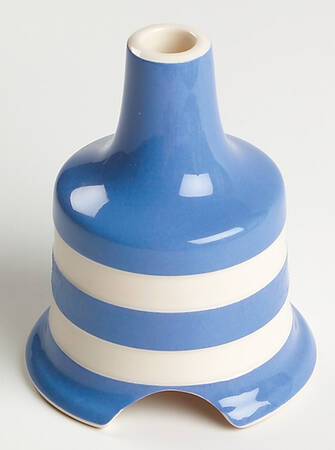 Cornish Blue White (Shield and TG Green) Pie Funnel