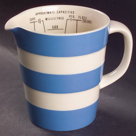 Cornish Blue White (Shield and TG Green) Measuring Cup