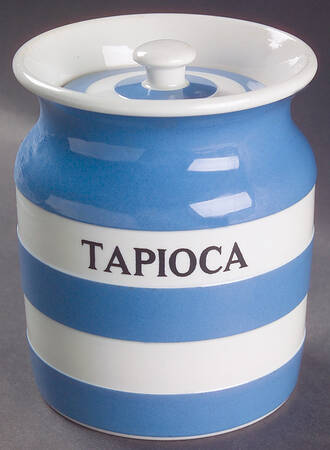 Cornish Blue White (Shield and TG Green) Tapioca Household Box