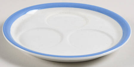Cornish Blue White (Shield and TG Green) Tray for 5 Pc Individual Condiment Set