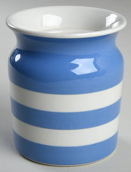 Cornish Blue White (Shield and TG Green) 5" Storage Jar No Lid