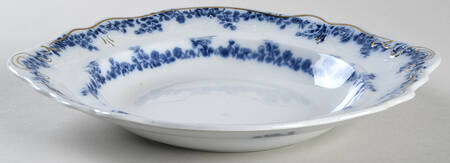 Aldine (Flow Blue) Round Butter No Lid