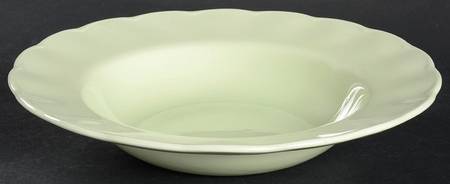 Almond Large Rim Soup Bowl