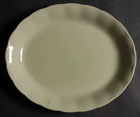 Almond 14" Oval Serving Platter