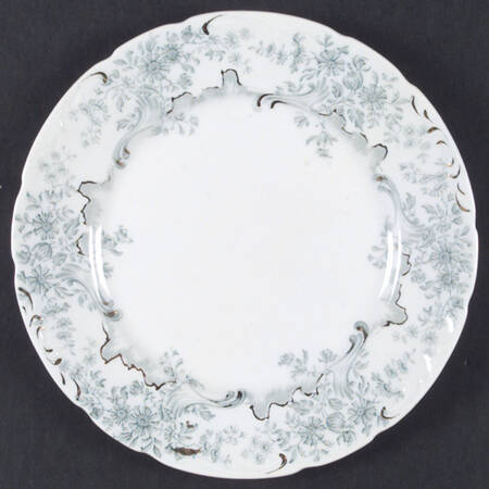 Antique Green Luncheon Plate