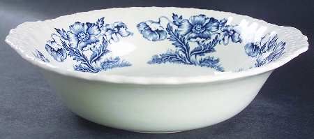 The Atlas Blue (Duchess) 9" Round Vegetable Bowl