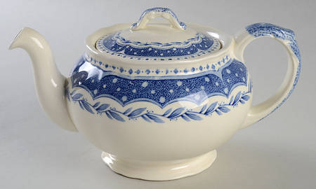 Avon Blue (Earthenware) Teapot & Lid