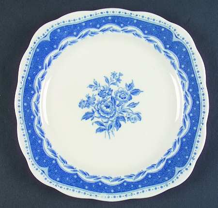 Avon Blue (Earthenware) Square Salad Plate