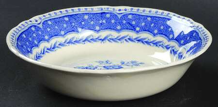 Avon Blue (Earthenware) Fruit/Dessert (Sauce) Bowl