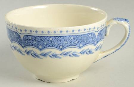Avon Blue (Earthenware) Flat Cup