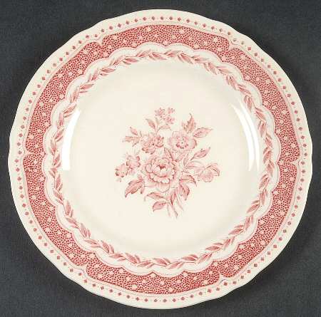 Avon Pink (Earthenware) Bread & Butter Plate