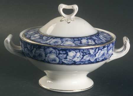 Beauty Roses Sugar Bowl & Lid