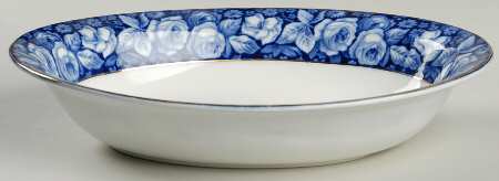 Beauty Roses 10" Oval Vegetable Bowl