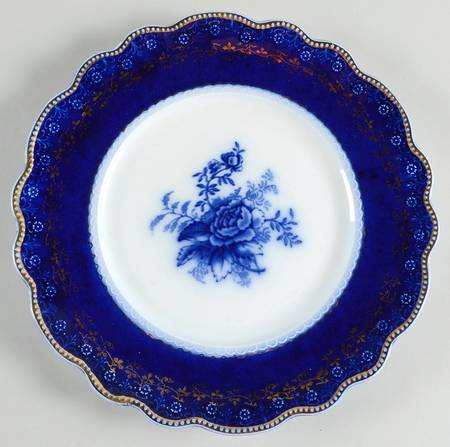 Blue Rose (Flow Blue) by Grindley