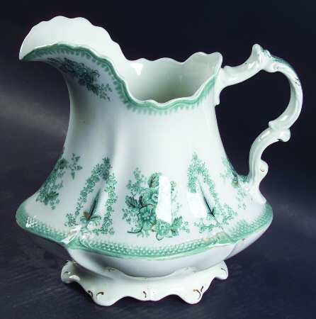 Brussels Green (Gold Trim) 64 Oz Pitcher