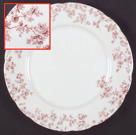 Catherine Mermet Pink Luncheon Plate