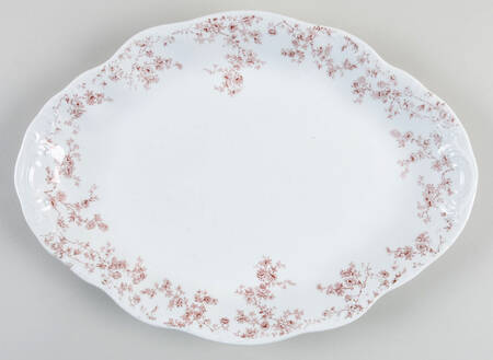 Catherine Mermet Pink 12" Oval Serving Platter