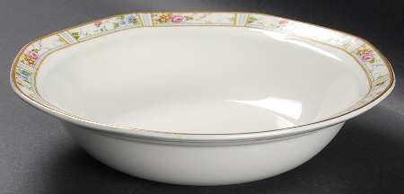 Carmona (Smooth Edge) 9" Round Vegetable Bowl by Grindley
