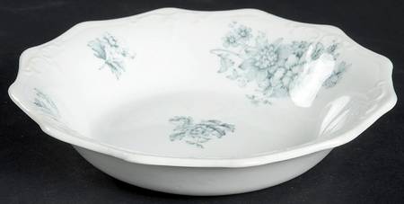 Chatsworth Blue Gray (No Gold) Fruit/Dessert (Sauce) Bowl