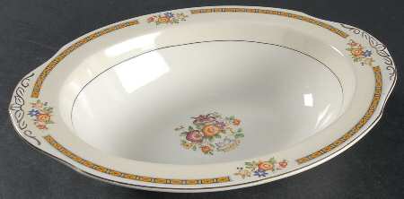 The Charmian 10" Oval Vegetable Bowl