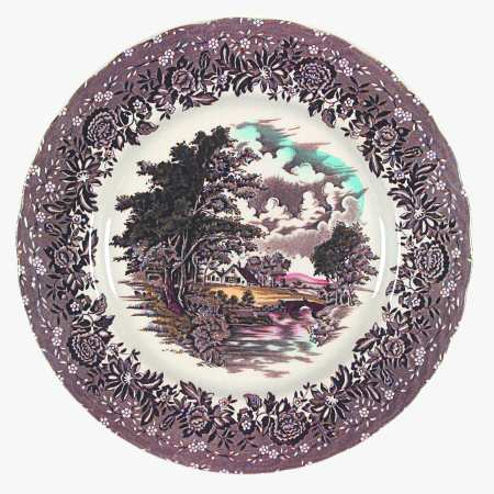 Country Style Gray Black Multicolor by Grindley