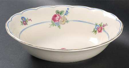 Devonshire Rose 8" Oval Vegetable Bowl