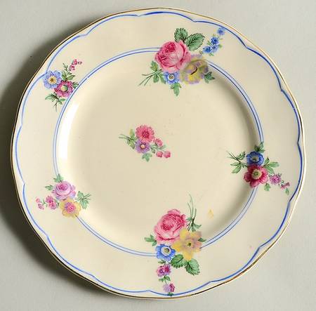 Devonshire Rose Bread & Butter Plate by Grindley