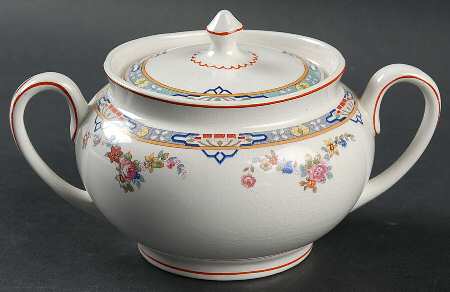 Dresden Sugar Bowl & Lid