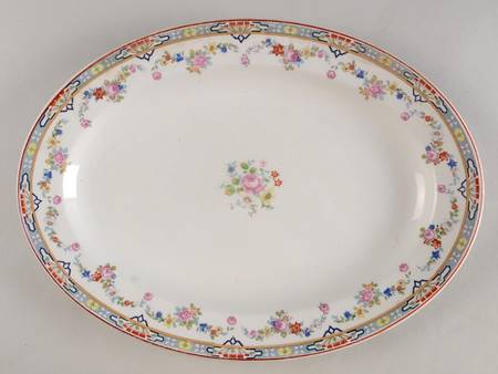 Dresden 13" Oval Serving Platter by Grindley