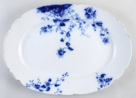Duchess (Flow Blue) 18" Oval Serving Platter